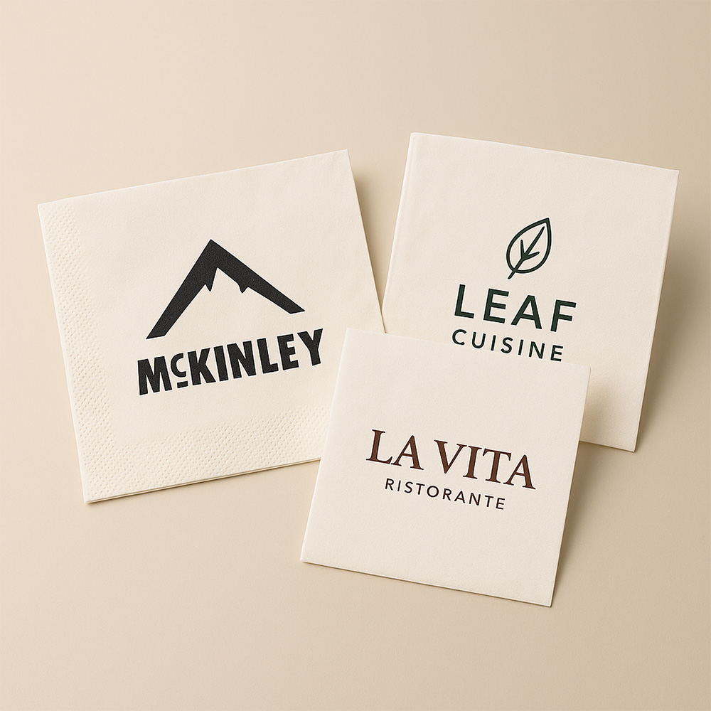 Servítky a dezinfekčné utierky s vlastným logom