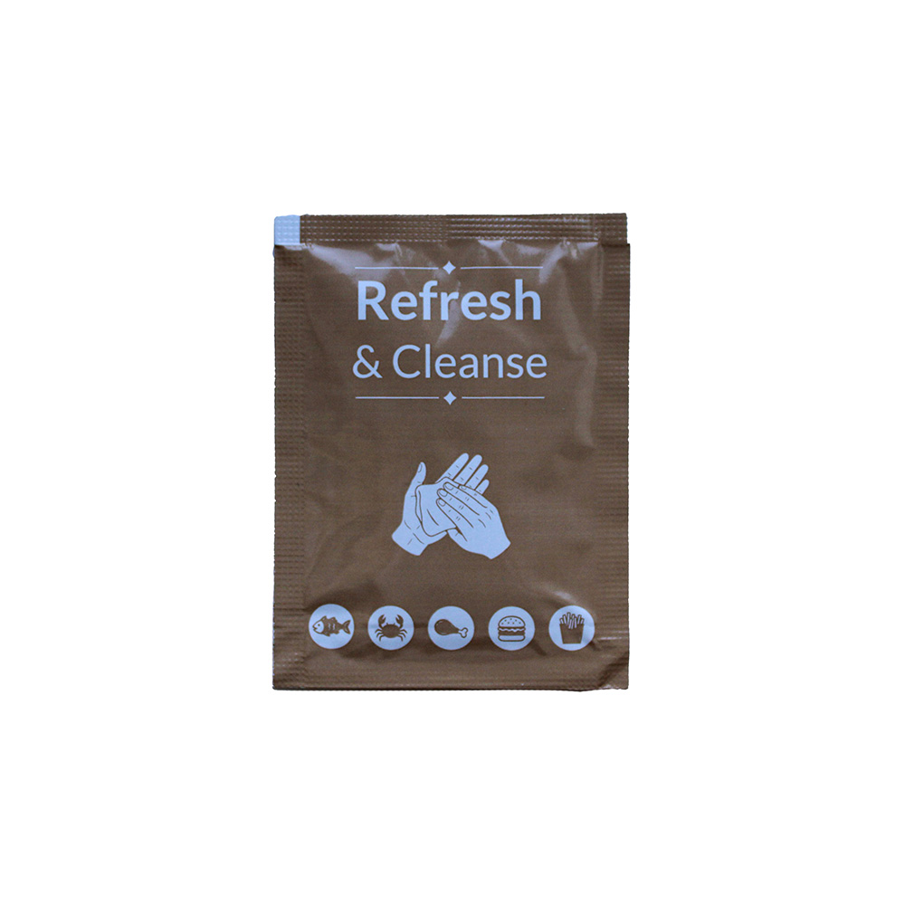 Dezinfekčné obrúsky na ruky s vlastným logom