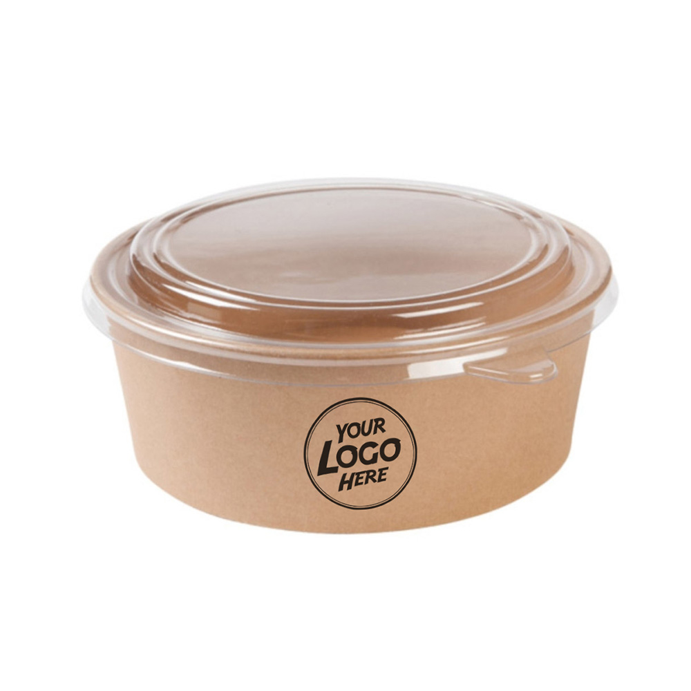 Papierová miska na šalát s vlastnou potlačou