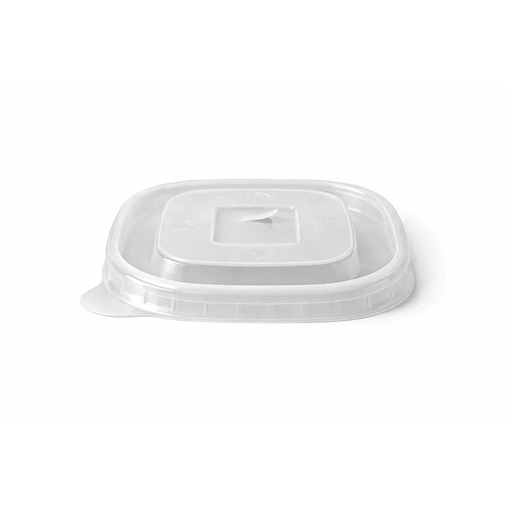 Viečko PP na papierovú vaničku Kraft MALMÖ SQUARE 700ml / 50 ks