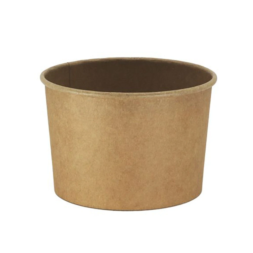 Zmrzlinový pohár z papiera 500 ml KRAFT / 50 ks