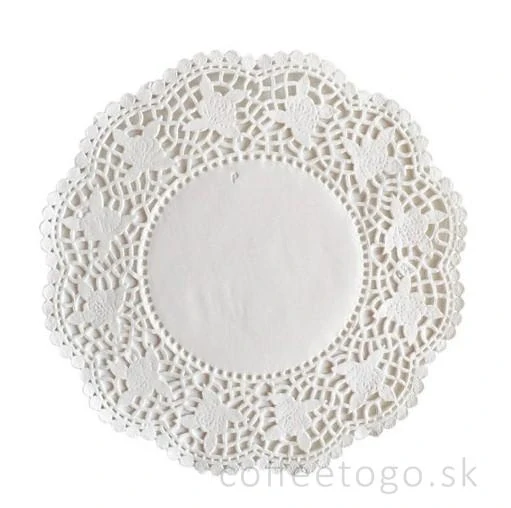 Dekoračné krajky okrúhle 32 cm / 100 ks