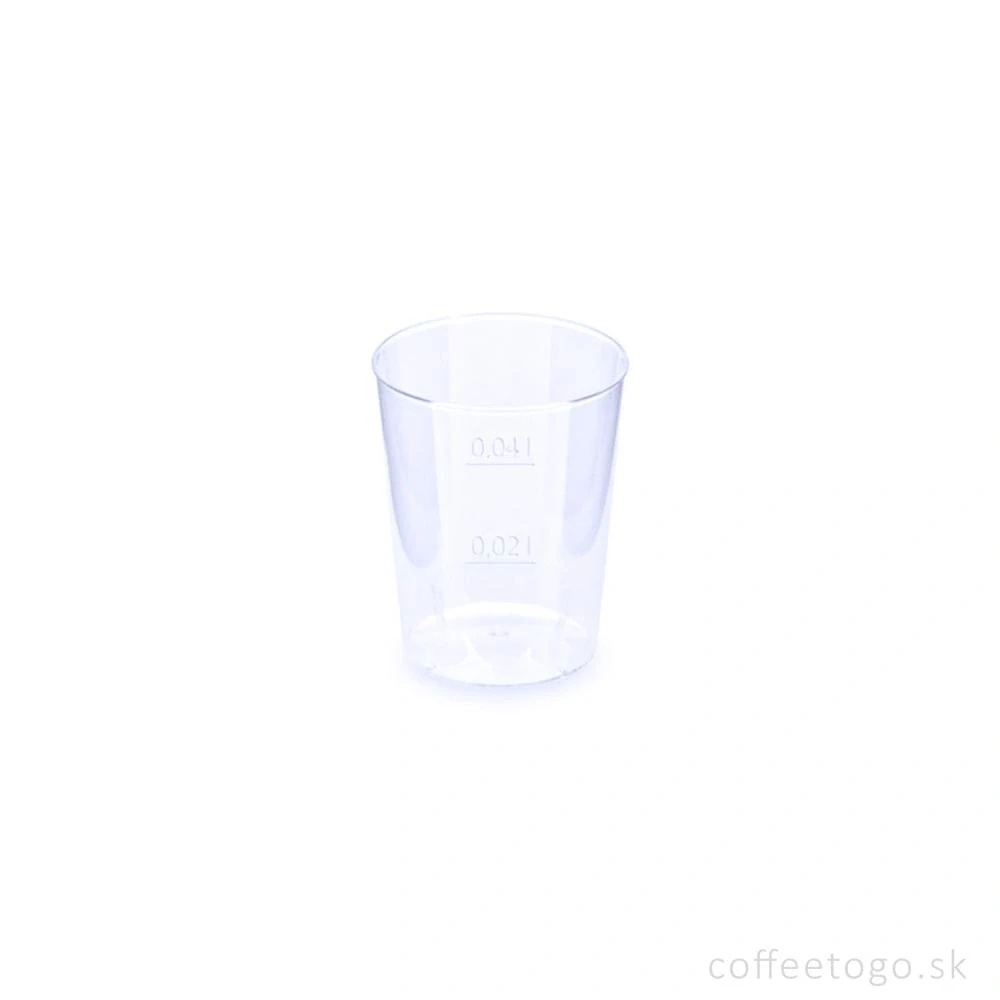Plastový pohár na liehoviny 20-40 ml (tvrdý) / 50 ks