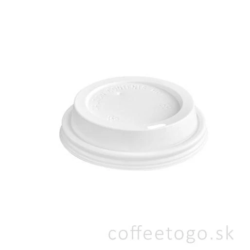 Plastové viečka biele na 100ml papierový pohár (BIELY 62-65mm) / 50 ks