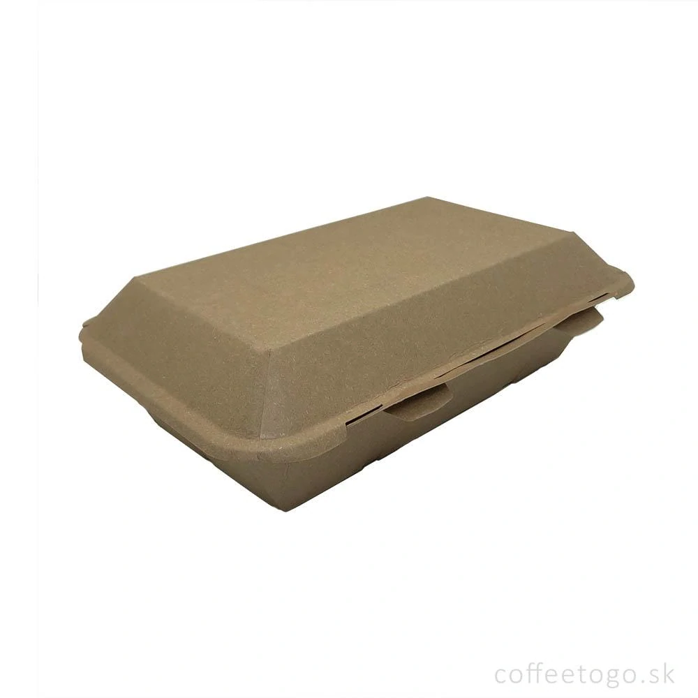 Menu box z papiera Kraft ECO BP6 - polovičná dávka alebo na dezert / 25 ks