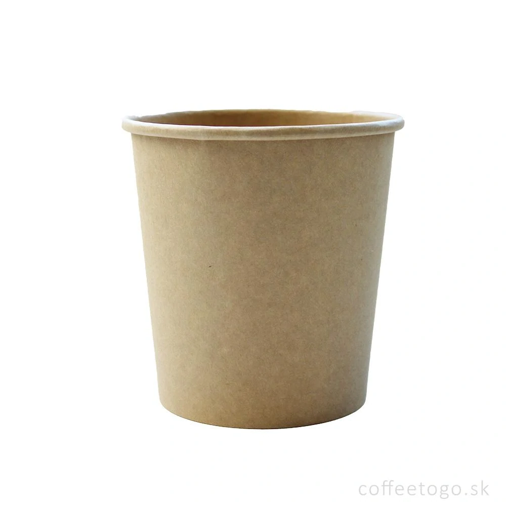 Papierová miska "Soup To Go" 750ml Kraft KING 115mm / 25 ks