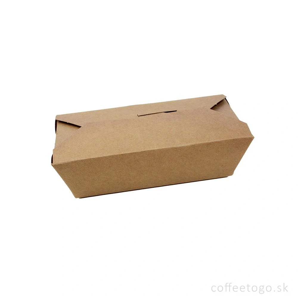 Premium Food Box Kraft SLIM 25 oz - 650 ml / 75 ks
