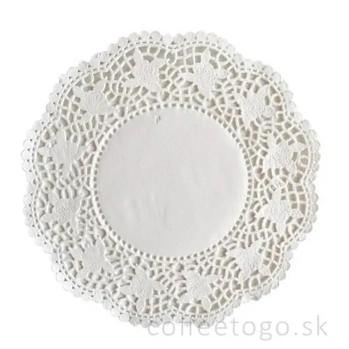 Dekoračné krajky okrúhle 28 cm / 100 ks