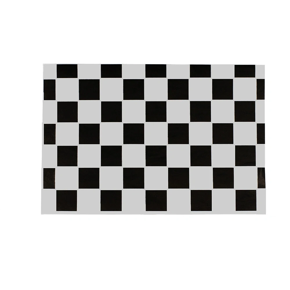 Pita/Hamburger papierový sáčok Karo BLACK (40x30cm) / 1000ks