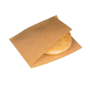 Pita/Hamburger papierový sáčok Kraft 100% celulóza (18x18cm) / 1000 ks