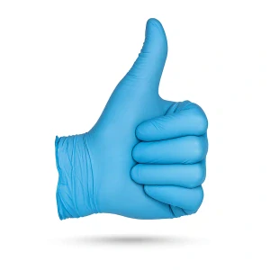 Rukavice MERCATOR nitrill modré velkosť: M / 100 ks