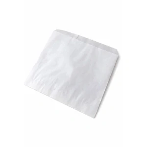 Papierové vrecko na hranolky BIELE, stredné 12x13cm / 200 ks