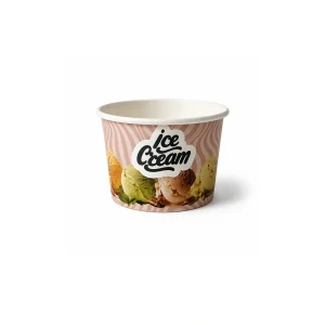 Zmrzlinový pohár z papiera 140 ml ICE CREAM BALLS / 50 ks