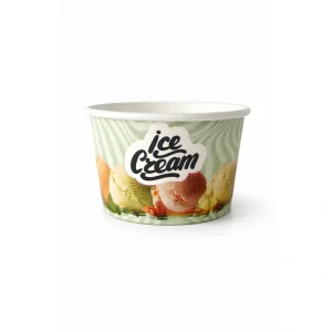 Zmrzlinový pohár z papiera 250 ml ICE CREAM BALLS / 50 ks