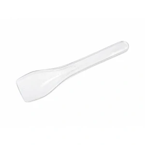 Zmrzlinová lyžička LUX / plast opakovane použiteľné/ transparentná 95 mm / 660 ks