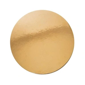 Zlatá lepenková podložka 35 cm / 10 ks