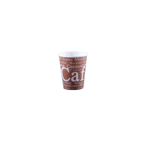 Hnedý kávový pohár 100ml / 50 ks