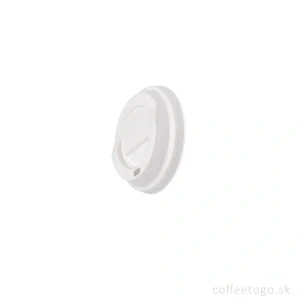 Plastové viečka biele na 160 ml ECO pohár (70mm) / 100 ks
