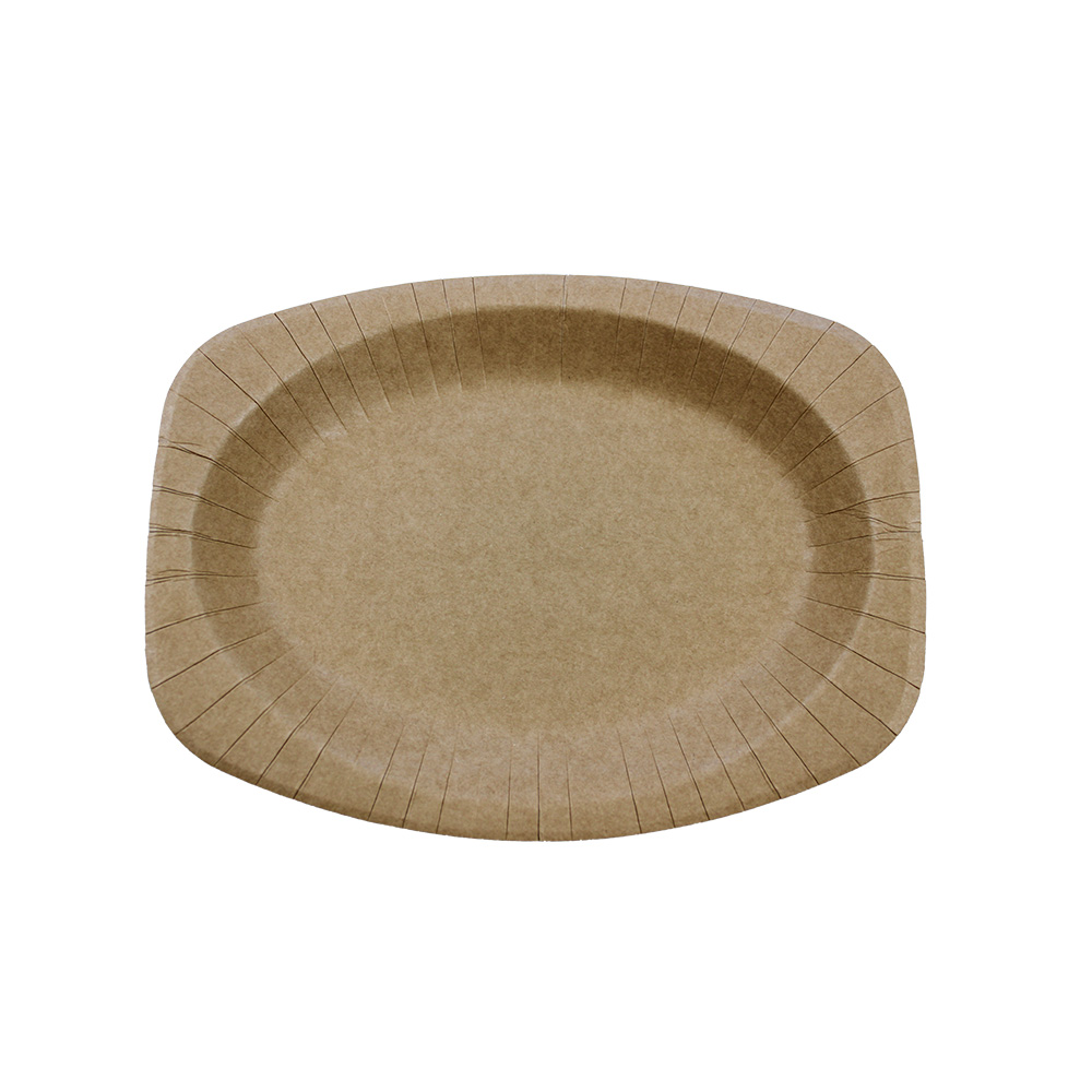 Tanier z papiera RESIST KRAFT oválny 23x16cm / 50 ks