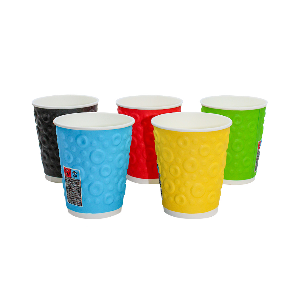 Papierový pohár dvojvrstvový CIRCLES 3D 8Oz/2,5dl / 30 ks