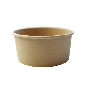 Papierová miska KRAFT na šalát 1100ml / 50ks