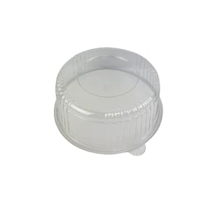 Viečko na tácka na tortu okrúhly PET 26cm / 100 ks