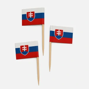 Vlajky SLOVENSKO napichovadlo / 144 ks
