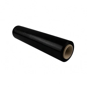 Ručná stretch fólia 50cm/166 m (23 mikrónov) ČIERNA – 1 kotúč / 1 ks