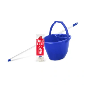 Súprava na mopovanie CottonMOP XL s vedrom, modrá - BONUS / 1 súprava