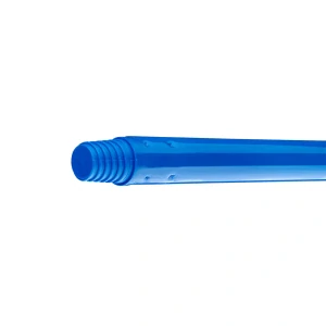 Rukoväť na mop a metlu, heavy-duty aluchróm, kompatibilná s HACCP, 140 cm, modrá - BONUS / 1 ks